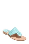 Jack Rogers Women's Jacks Flat Thong Sandals In Turquoise