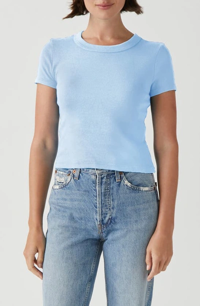Michael Stars Mimi Crop T-shirt In Blue