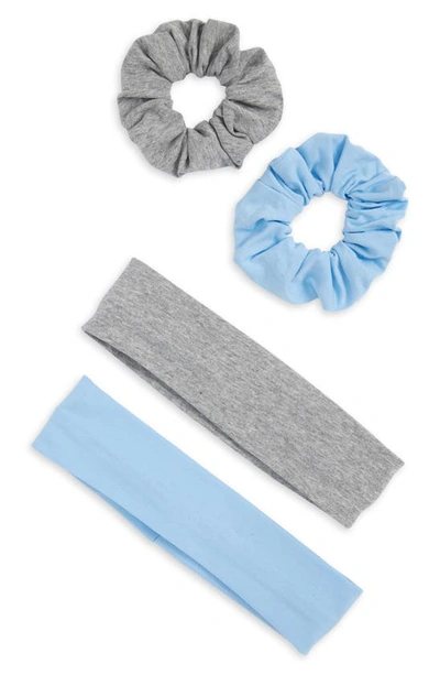 Bp. Assorted Headbands & Scrunchies Set In Grey- Blue