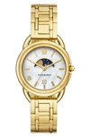 TORY BURCH THE MILLER MOON PHASE BRACELET WATCH, 34MM