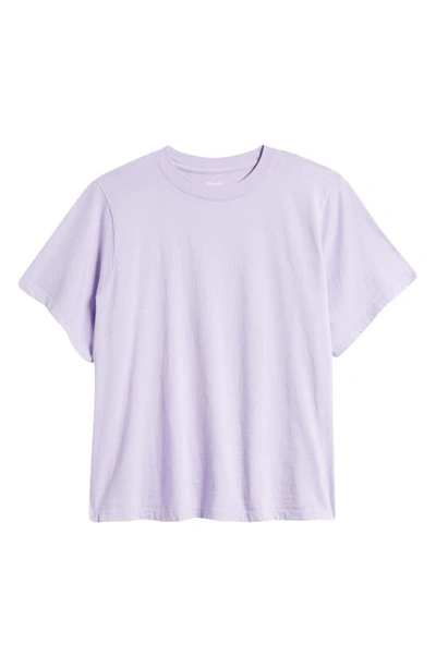 Madewell Bella Cotton Jersey T-shirt In Subtle Lavender