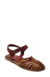 Free People Frankie Fisherman Sandal In Rust/ Hazelnut