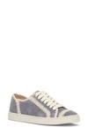 Frye Ivy Crochet Low Top Sneaker In Blue Ash