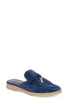 Navy Suede