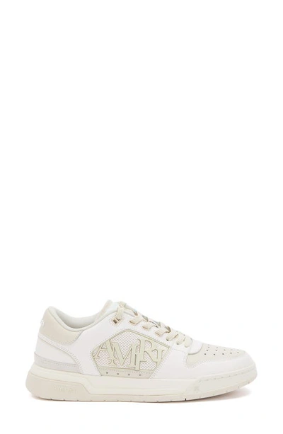 Amiri Classic Logo Low Top Sneaker In Yellow Cream