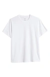 Open Edit Crewneck Stretch Cotton T-shirt In White