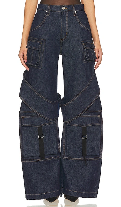 Eb Denim Frederic Cargo In Rinse