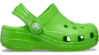 Crocs Infant  Littles™ Neon Highlighter Clog In Green Slime