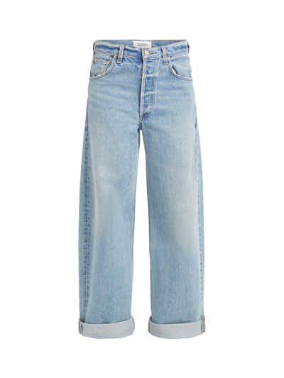 Citizen Of Humanity Ayla Baggy Crop In Tuxedo Skylight