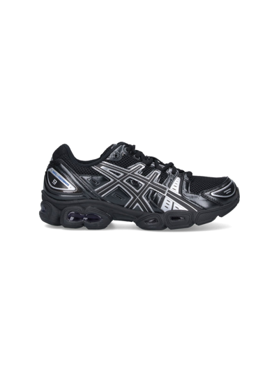 Asics Gel-nimbus 9 Mesh Sneakers In Black