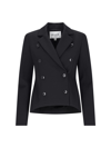 Alaïa Ala Double-breasted Blazer In Black  
