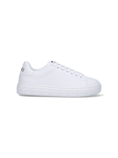 Versace Greca Sneakers In White