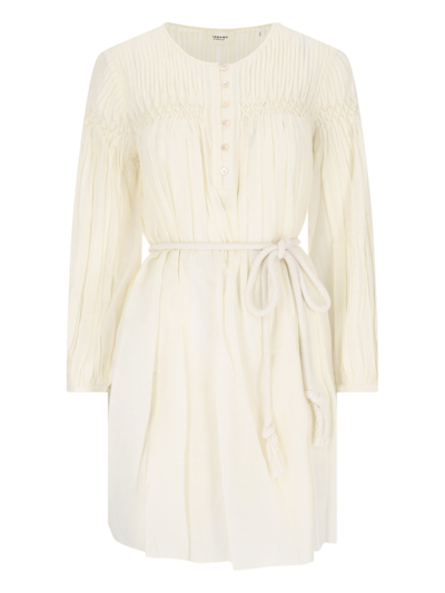 Isabel Marant Étoile Mini Chemisier Dress In Cream