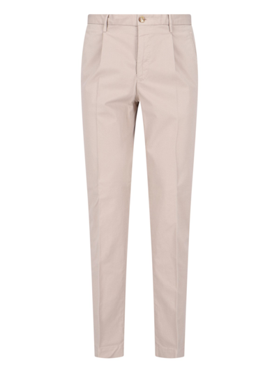 Incotex Slim Trousers In Beige