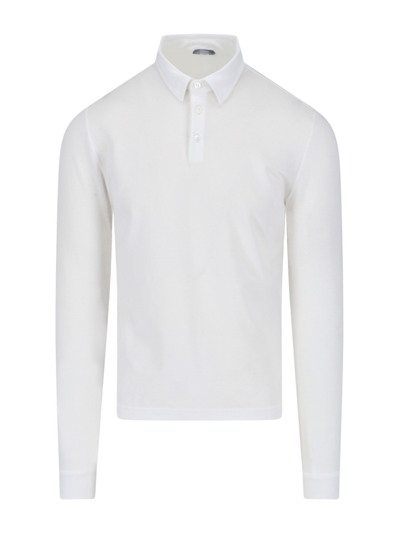 Zanone Polo Shirt In White