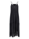 Isabel Marant Étoile Knee Length Dress With Drawstring Halter Neck In Black  