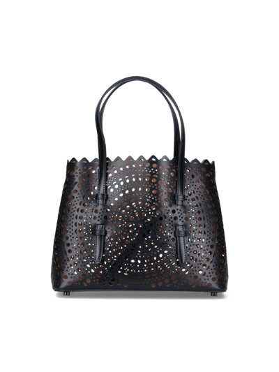 Alaïa 'mina 25' Handbag In Black  