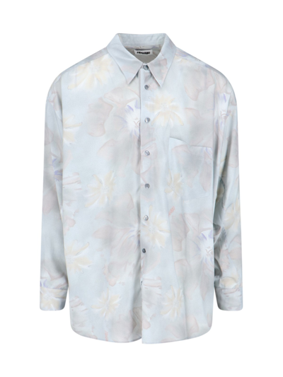 Magliano Flowers Shirt In Blue