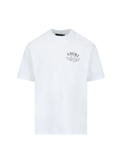 Amiri Back Logo T-shirt In White