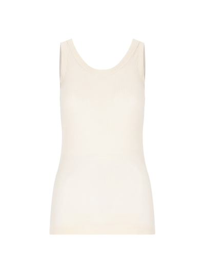 Lemaire Seamless Tank Top In Beige