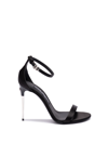 Dolce & Gabbana Solid Color Sandals In Black  