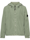 C.p. Company Reversible Hooded Jacket In Green