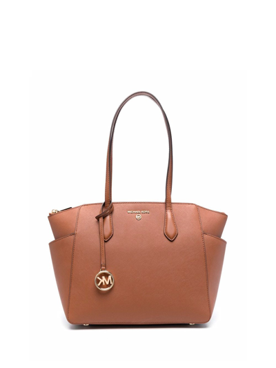 Michael Kors `marilyn` Medium Tote Bag In Brown