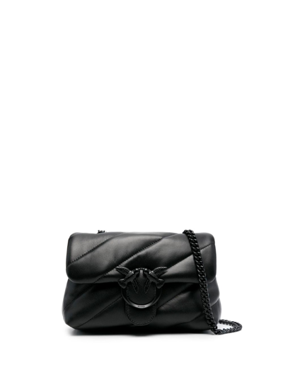 Pinko Mini `love Puff` Handbag In Black  