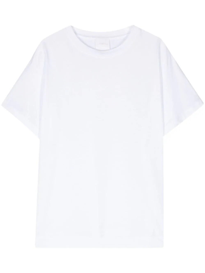 Merci Logo-print Cotton T-shirt In White