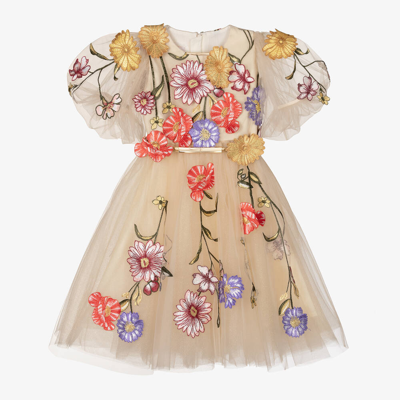 embroidered off the shoulder dress Gucci Nude Lace Embroidered Dress – Runway Catalog