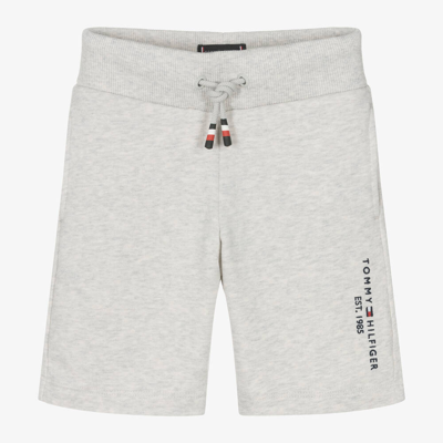 Tommy Hilfiger Kids' Boys Grey Cotton Jersey Shorts