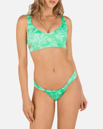 Inmocean Women's Marina Rib Pull On Top In Jade