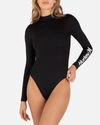 Inmocean Women's One & Only Mock Neck Zip Back Moderate Surf Suit In Black