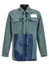A-cold-wall* Bleached Overdyed Shirt And Blouse In Blue