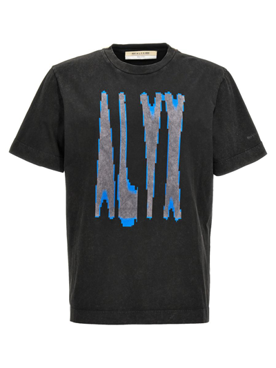Alyx 1017  9sm Logo Print T-shirt In Black