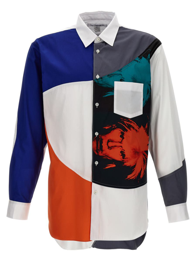 Comme Des Garçons Andy Warhol Shirt In Multicolor