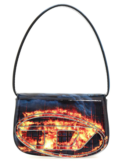 Diesel 1dr Flame Shoulder Bag In Multicolor