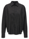 Giuseppe Di Morabito Crystal Studded Spread Collar Blouse In Black