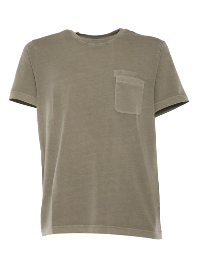 Fay T-shirt With Pocket In Green