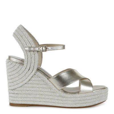 Jimmy Choo Sandals In Champagne/champagne Mix