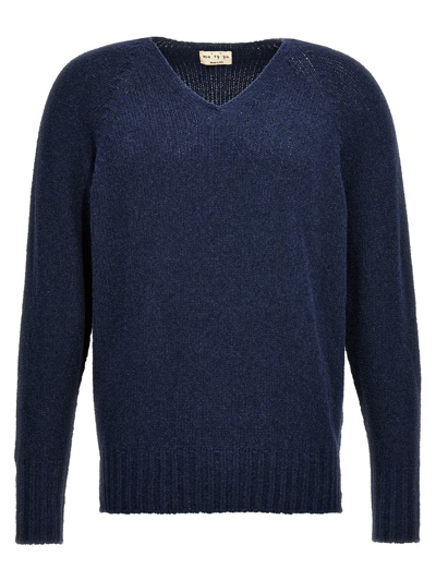 Ma'ry'ya V-neck Sweater Sweater, Cardigans Blue In Azul