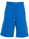 Off-white Arrow Embroidered Track Shorts In Nautical Blue White