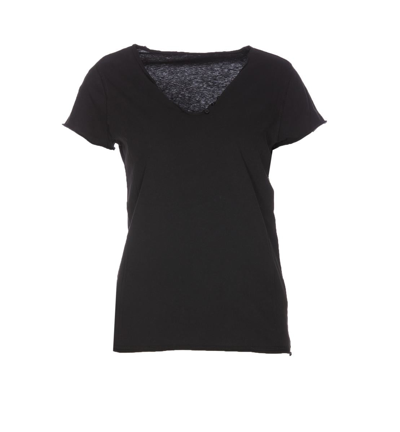 Zadig & Voltaire Tunisien Peace Love Wings T-shirt In Black
