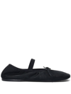 Proenza Schouler Glove Mesh Mary Jane Ballet Flats In Black