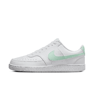 Nike Men's Court Vision Low Shoes In White