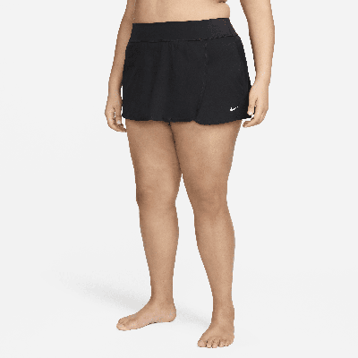 Nike Women's Solid Element Board Skirt (plus Size) In Black