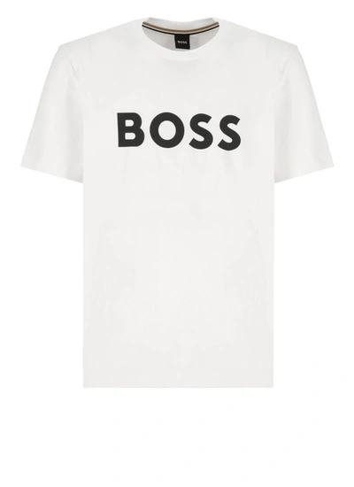 Hugo Boss Tiburt T-shirt In White