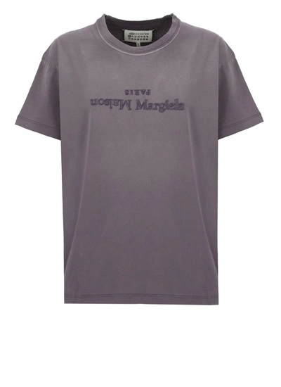 Maison Margiela Reverse Logo-print Cotton T-shirt In Multicolor