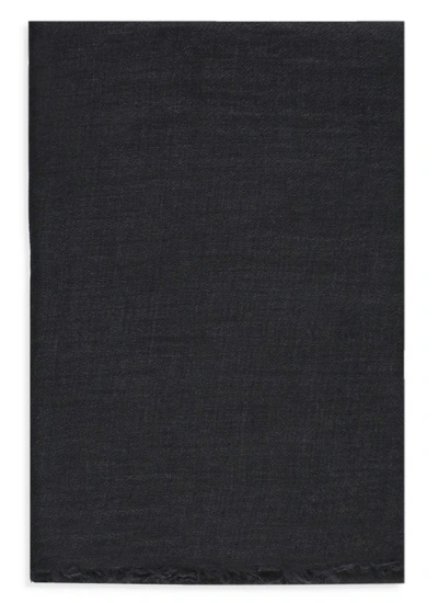 Rick Owens Cashmere And Silk Foulard In Black