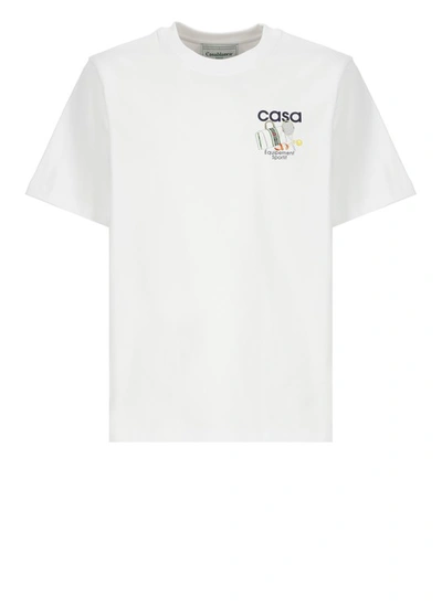 Casablanca Equipment Sportif T-shirt In White